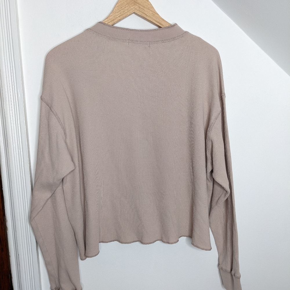DAYDREAMER Rolling Stones Stacked Thermal Henley NEW Size M Flaw - Picture 6 of 7